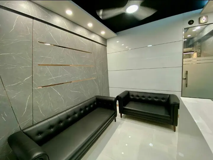 The waiting area